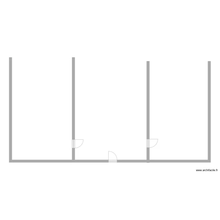 Cr&eacute;ation appartement dans cave. Plan de 