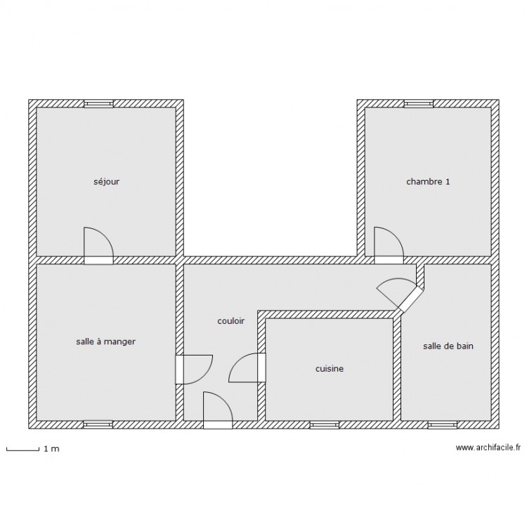 klein appart 1. Plan de 0 pièce et 0 m2