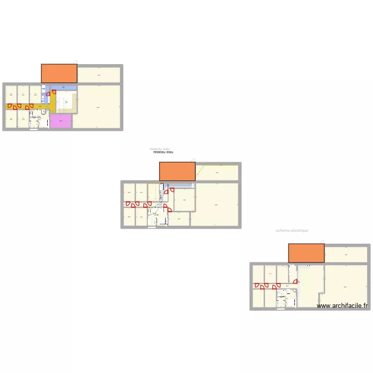 RDC TRILLA. Plan de 52  et 2694 m²
