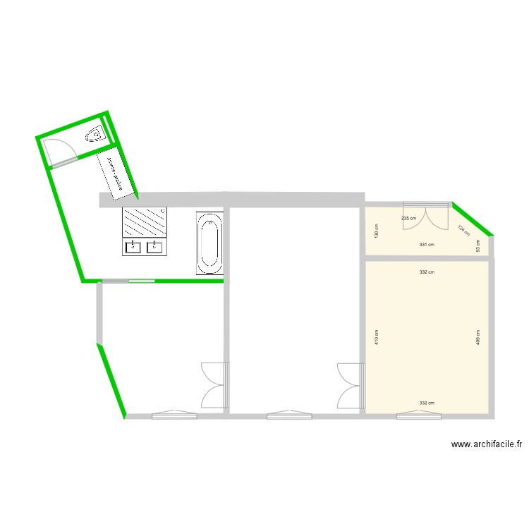 GRENELLE. Plan de 0 pièce et 0 m2