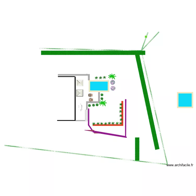 maison mic. Plan de 
