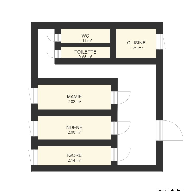 Rez reusssir kaolack. Plan de 0 pièce et 0 m2