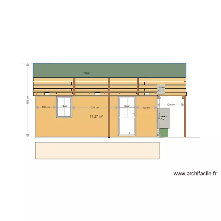 Façade Garage 09. Plan de Façade Garage 09. Plan de