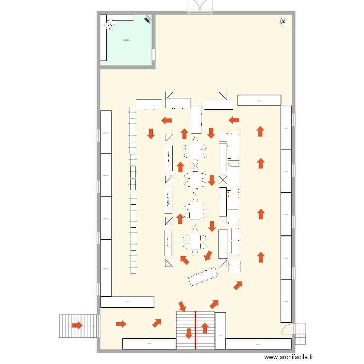 Brad RDC COVID. Plan de 0 pièce et 0 m2