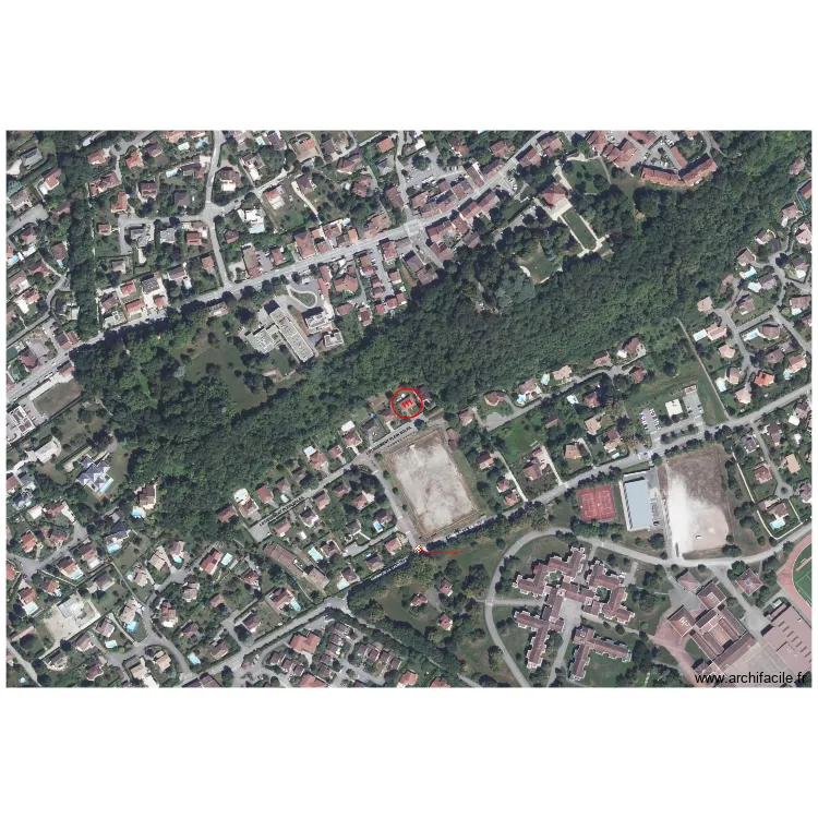 EMPLACEMENT BRL. Plan de 