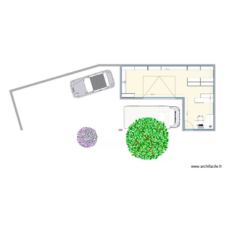 garage coust. Plan de garage coust. Plan de