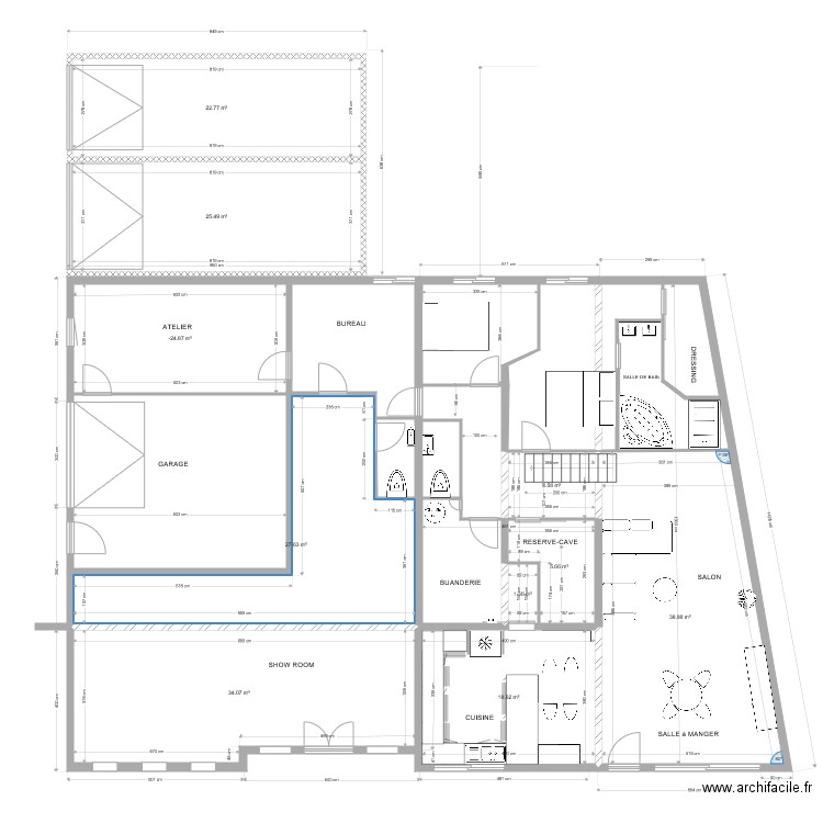 maison La Chapelle Chaussée limite propriété 2. Plan de 0 pièce et 0 m2