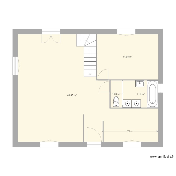 nouveau margot SDB. Plan de 0 pièce et 0 m2