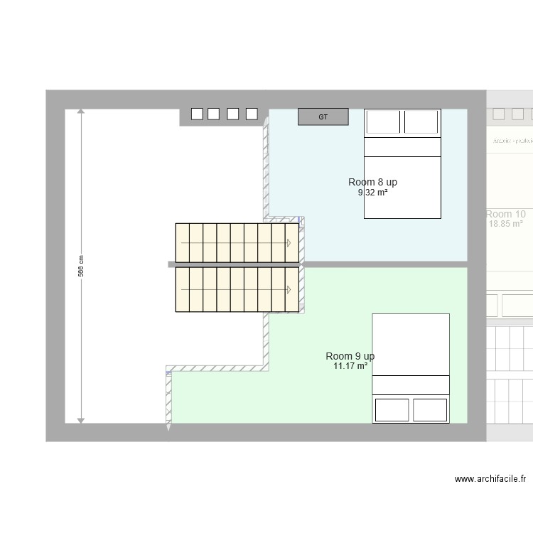 Roosevelt. Plan de 0 pièce et 0 m2