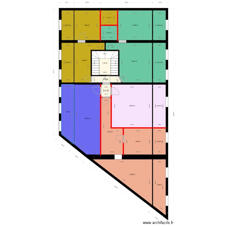 R2 Foch modifié 090721. Plan de 0 pièce et 0 m2