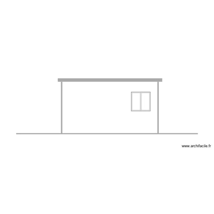 deuxieme pignon garage 2 sans toit. Plan de deuxieme pignon garage 2 sans toit. Plan de