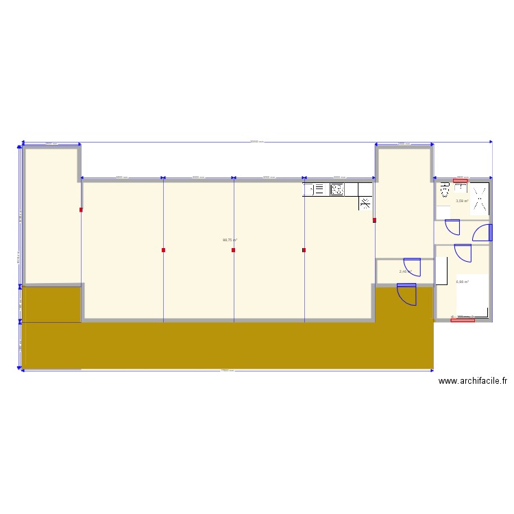 135 2 Ilinskie. Plan de 0 pièce et 0 m2