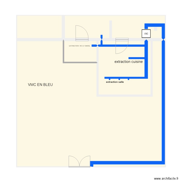 INKY BAR VENTILATION. Plan de 0 pièce et 0 m2