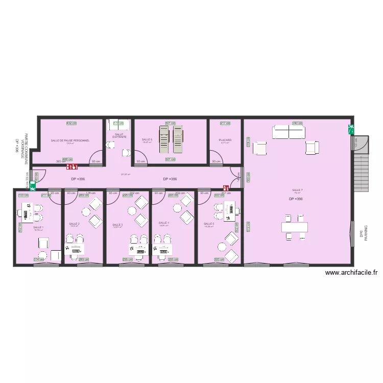 LUNITUDE APRES TRAVAUX. Plan de 