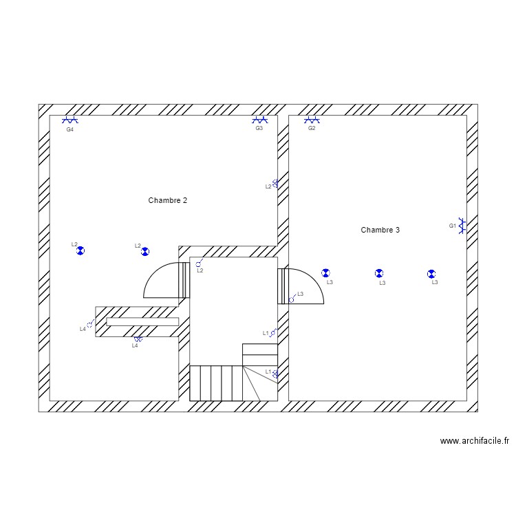 Ransart Montigny 2. Plan de 4 pièces et 58 m2