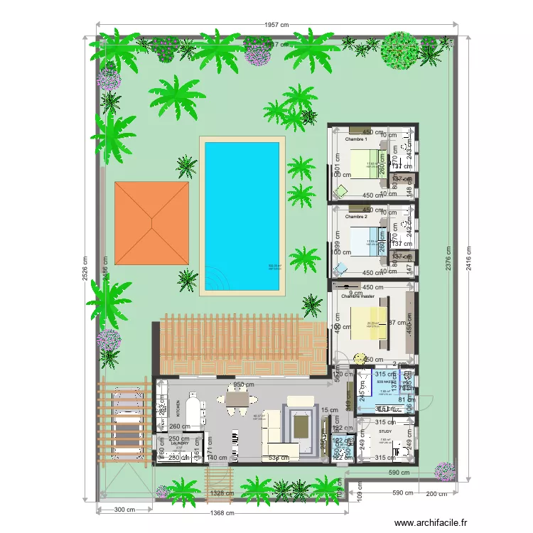 VILLA LA SALETTE 2. Plan de 