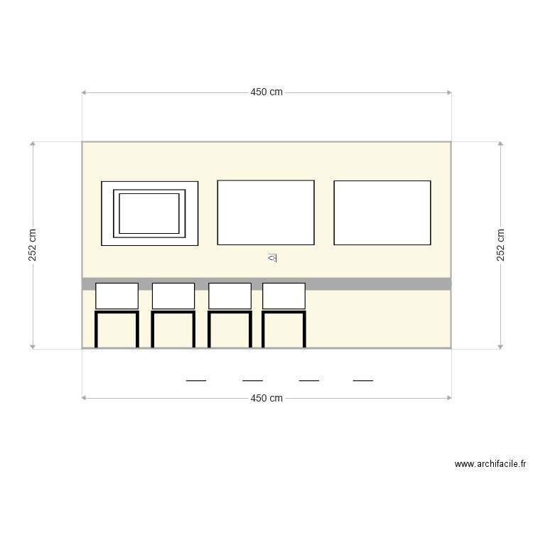 Déco Mur Fleurus. Plan de 0 pièce et 0 m2