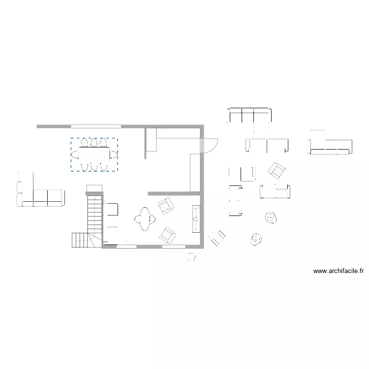 plan salon72. Plan de 