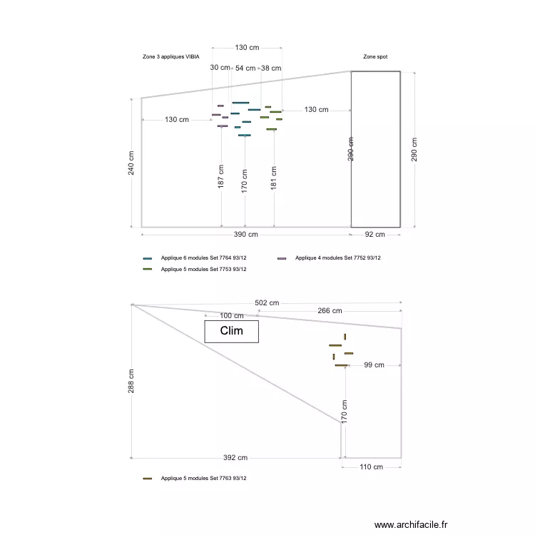 KAEHLIN VIBIA V2. Plan de 