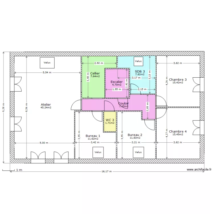 Floriot 2 Etage. Plan de 