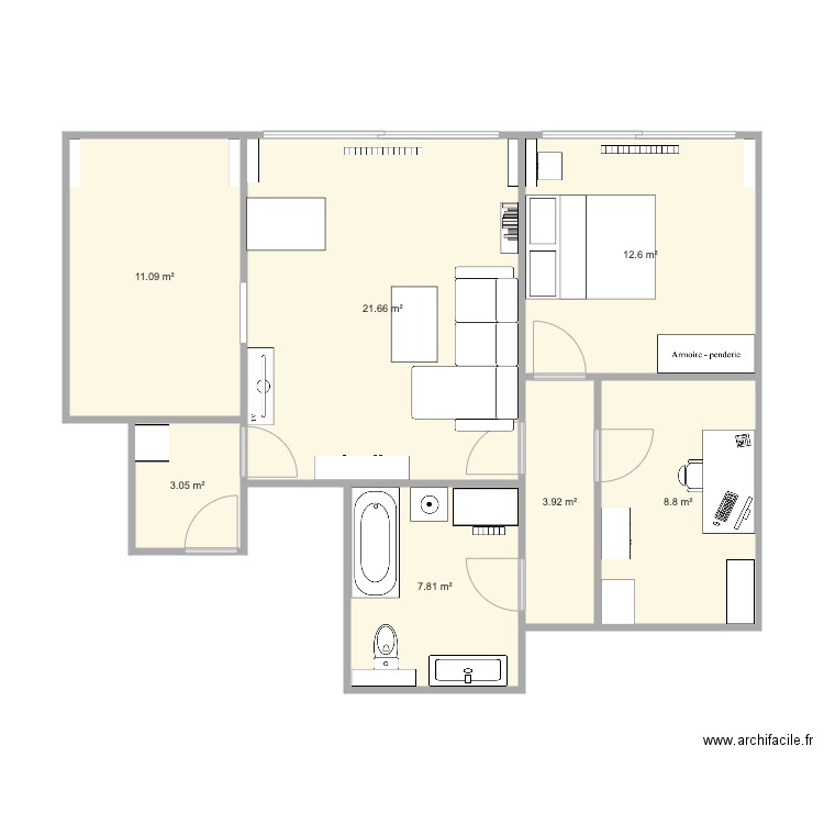 appartement NEW. Plan de 0 pièce et 0 m2