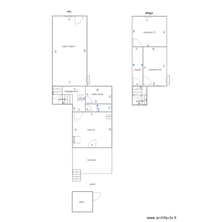 merlet PB. Plan de 0 pièce et 0 m2