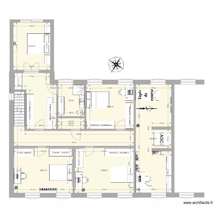 Loft Fred 2 r&eacute;sum&eacute; 2. Plan de 