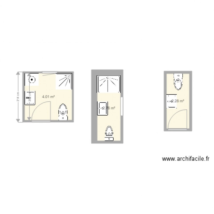 sdb. Plan de 0 pièce et 0 m2