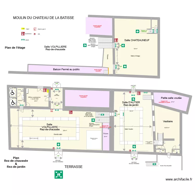 Moulin La Batisse 8. Plan de Moulin La Batisse 8. Plan de