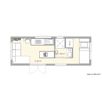 Plan 3 tiny house plain pied 7 mètres