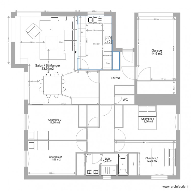 Hassan Karine PROJET. Plan de 0 pièce et 0 m2