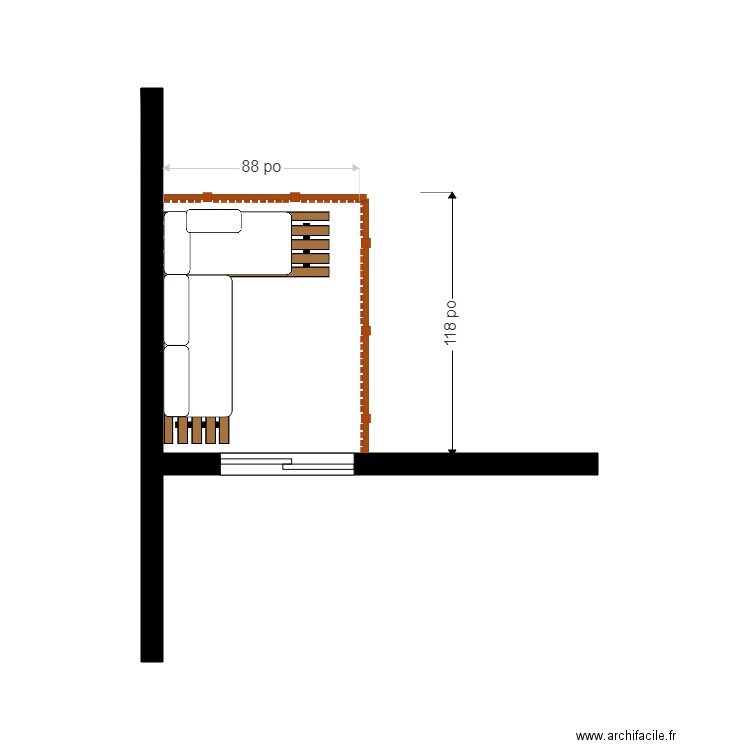 bechette 1. Plan de 0 pièce et 0 m2