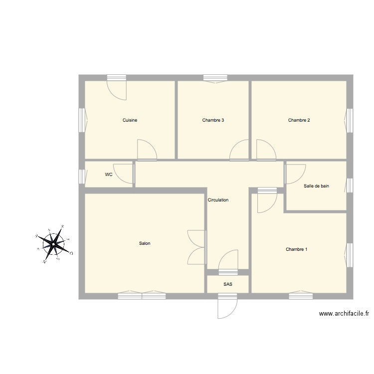 MITHENDA. Plan de 13 pièces et 138 m2