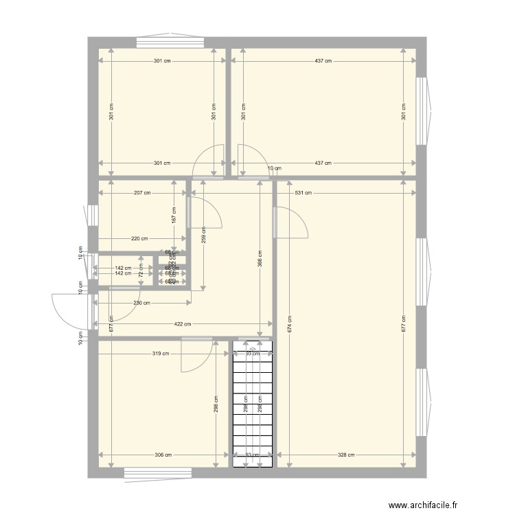 PS Plan PARLAK 1ER avant travaux. Plan de 0 pièce et 0 m2