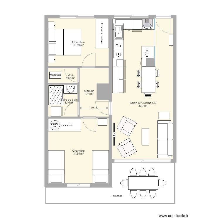 Rénovation Clos Marin. Plan de 0 pièce et 0 m2