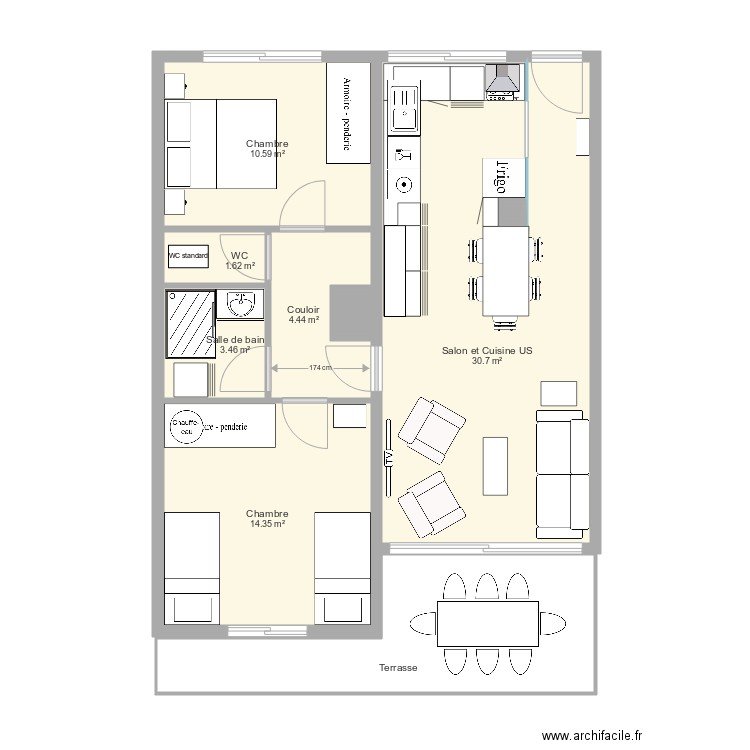 Rénovation Clos Marin. Plan de 0 pièce et 0 m2