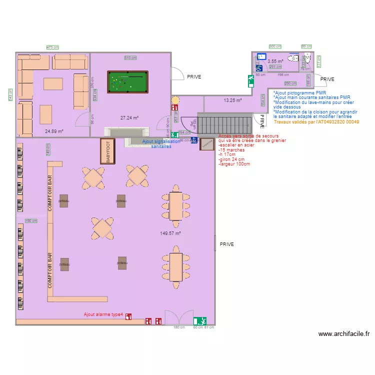 L OKTOBERFEST APRES TRAVAUX. Plan de 