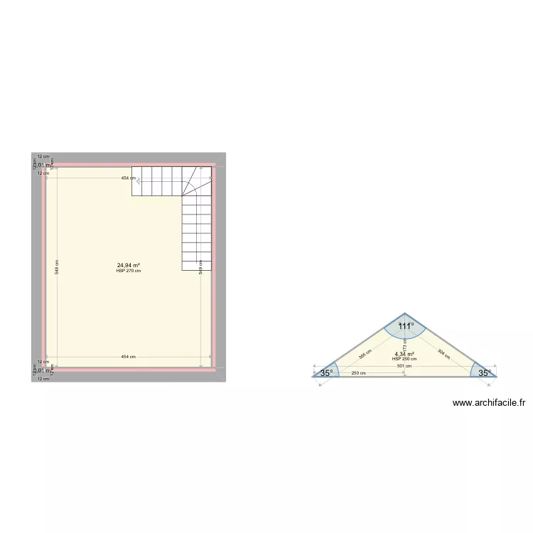 esparre garage. Plan de 