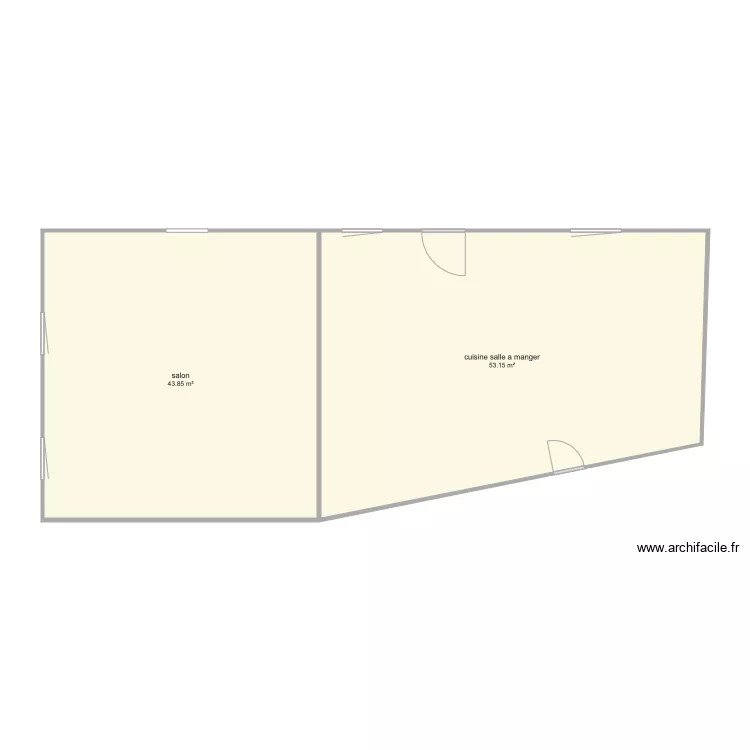 maison saint maurice. Plan de 