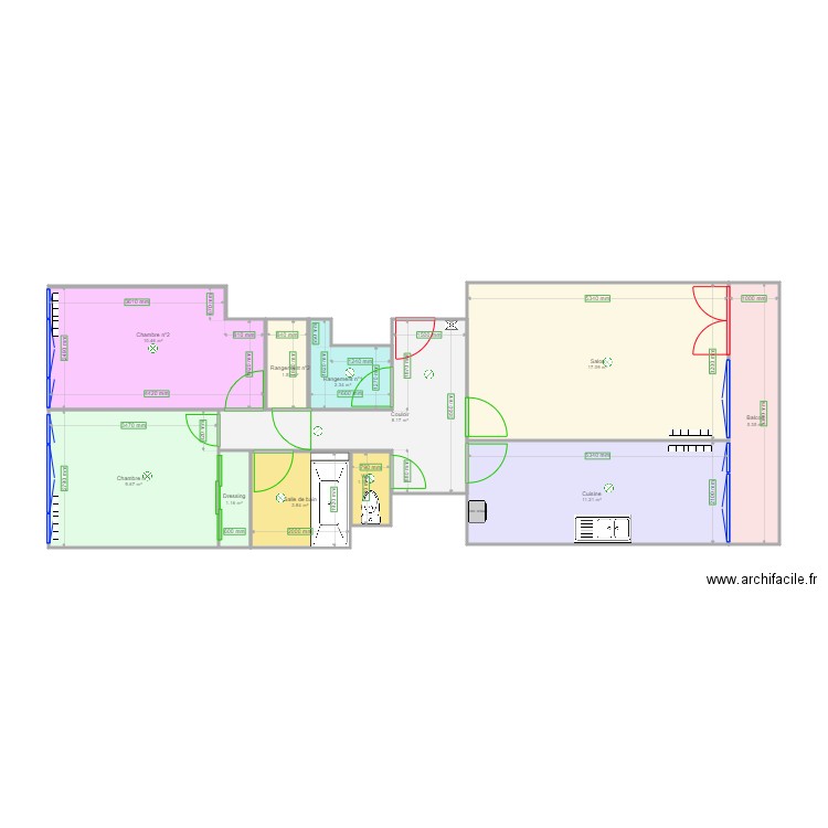 Appartement . Plan de 0 pièce et 0 m2