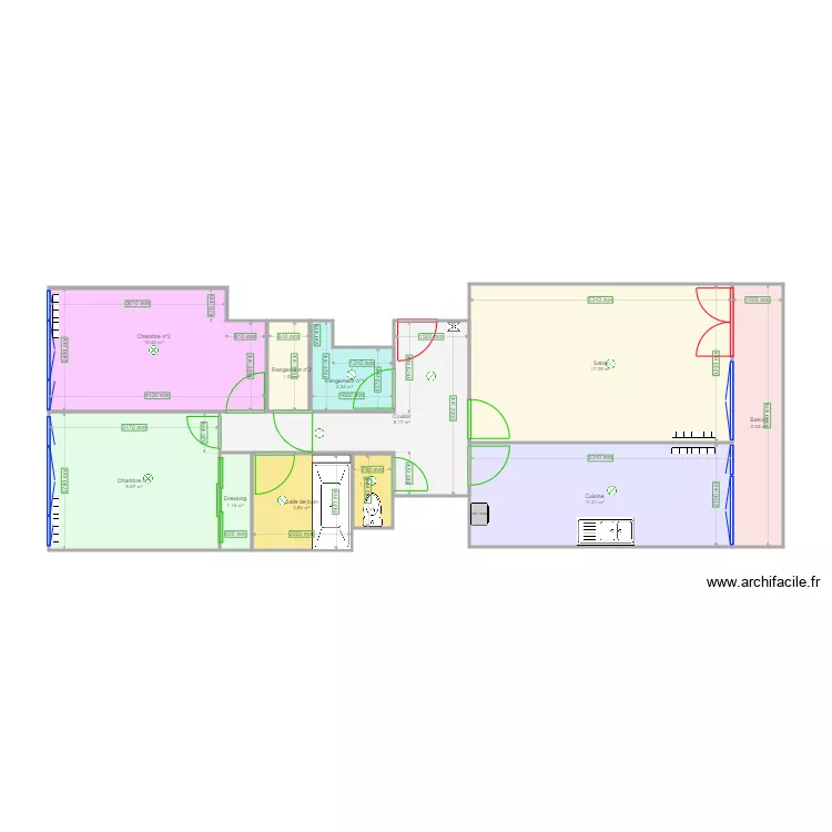 Appartement . Plan de 