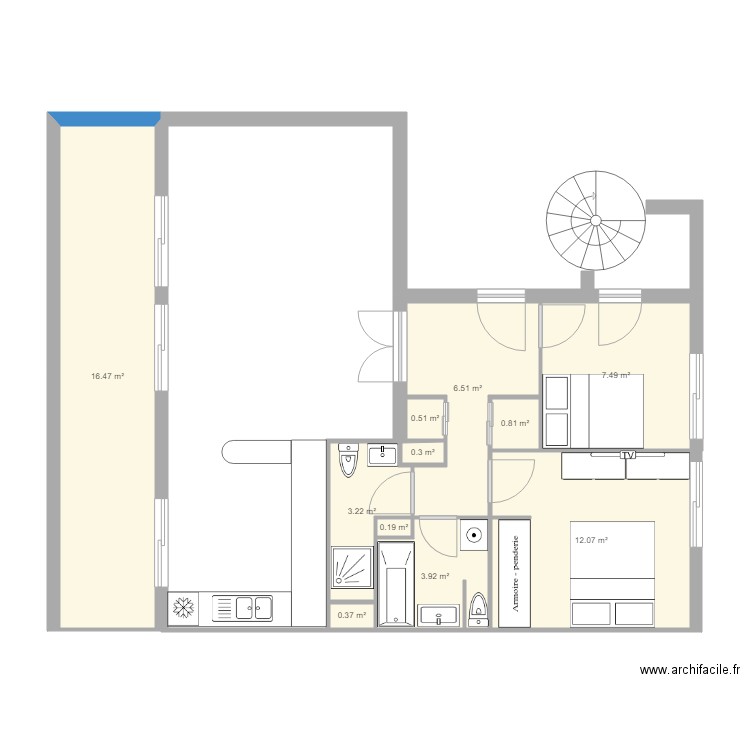 Sdbictor. Plan de 0 pièce et 0 m2