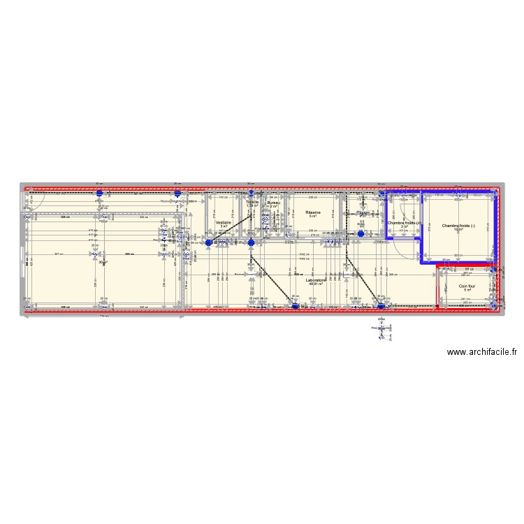 PLAN LABO. Plan de 10 pièces et 151 m2