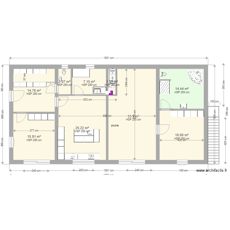 maisonmiclau6155x23x3x8 placard. Plan de 0 pièce et 0 m2