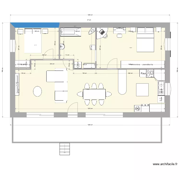 maison 7. Plan de 