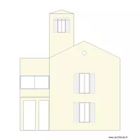 PLAN DE FACADE SUD existant