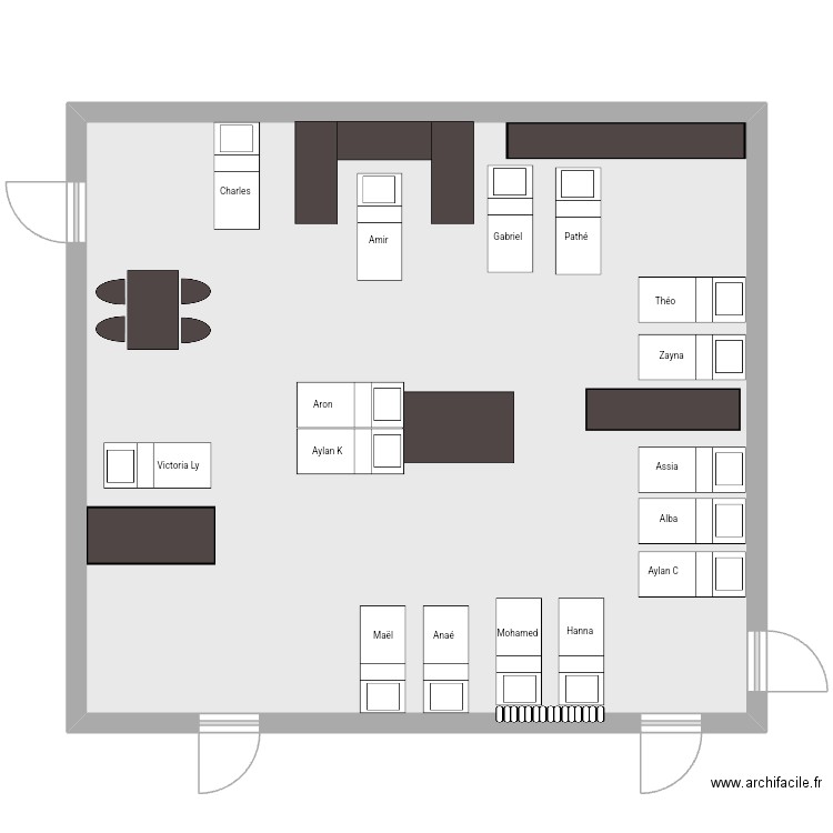 Dortoir 2. Plan de 1 pièce et 67 m2