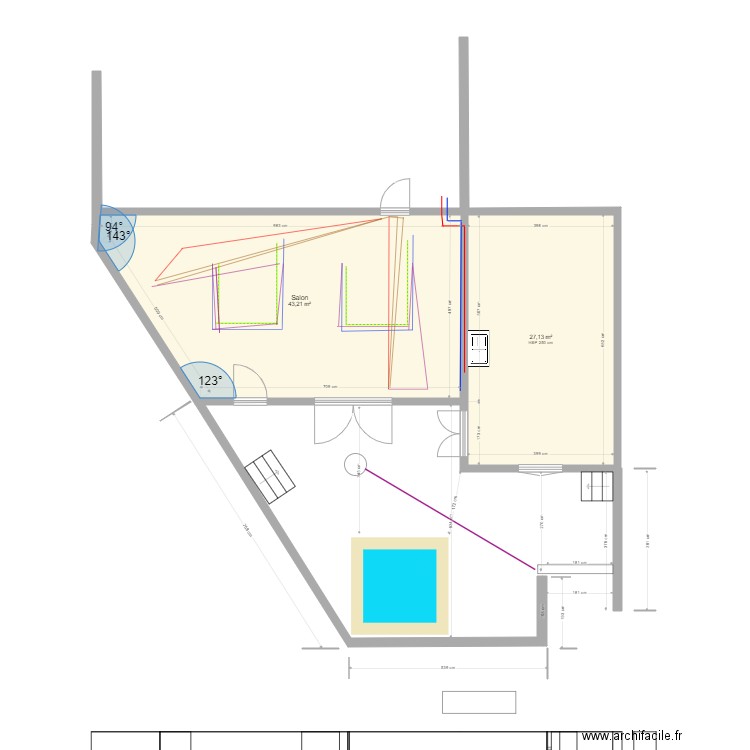 terrassement oct 1. Plan de 0 pièce et 0 m2