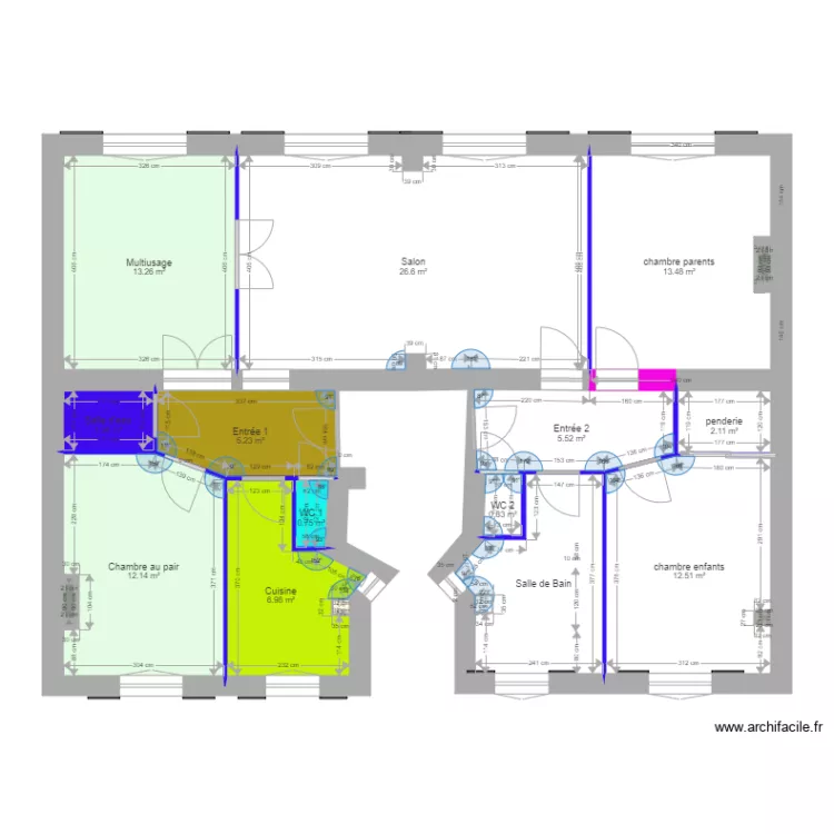 Balard 2 peintre. Plan de 