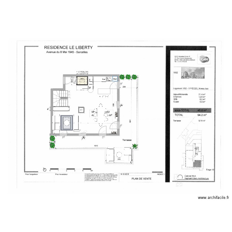 Salon T5. Plan de 0 pièce et 0 m2